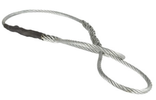 钢丝绳索具用于钢梁起吊作业
