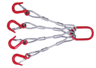 铸造机起吊钢丝绳索具捆绑缠绕